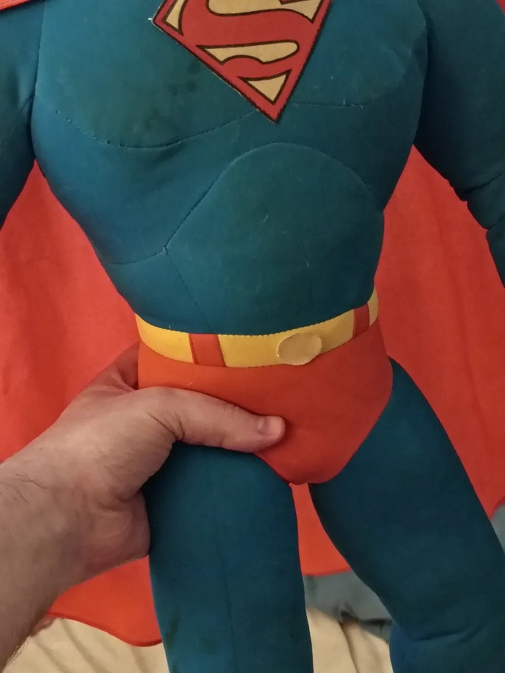 Superman TAS Superman Big Plush Doll